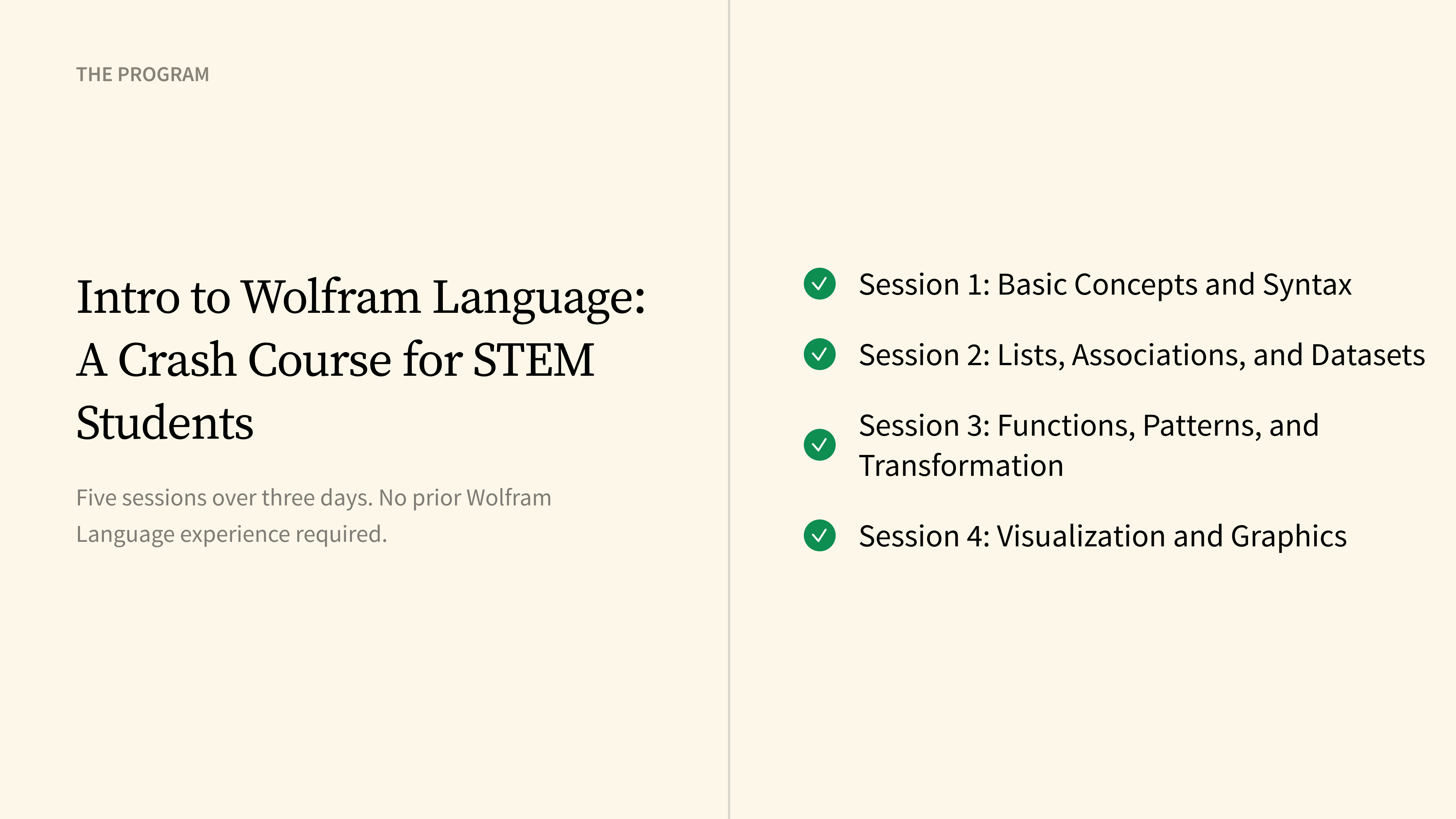 Intro to Wolfram Language Crash Course